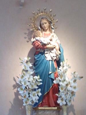 Imágen de la Divina Providencia en la Parroquia de San Roque - en Silla (Valencia).